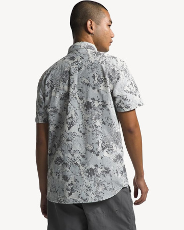 Рубашка TNF S/S Baytrail Pattern Shirt (Мужской; S; HighRiseGrey MossCamoPrint)